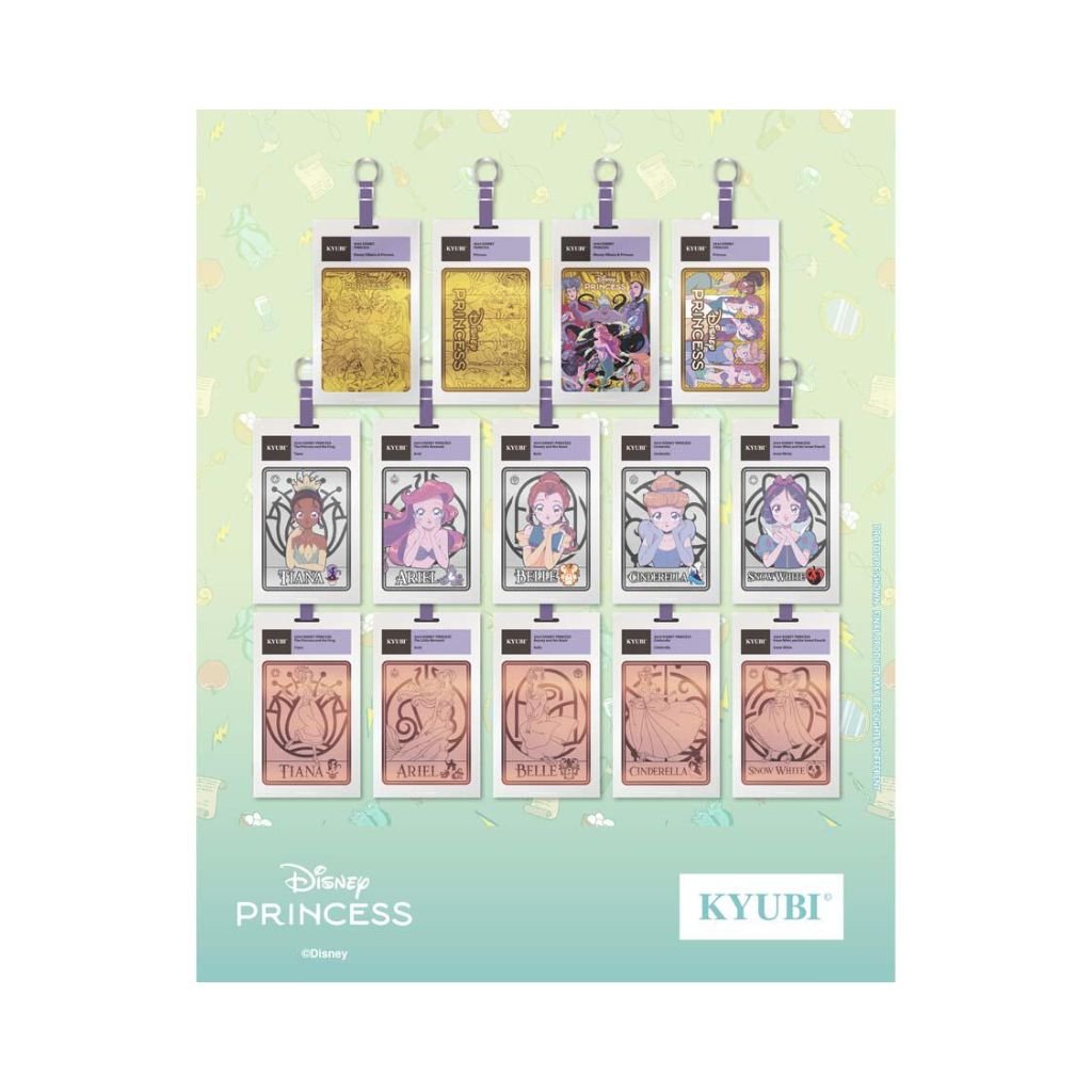Kyubi Card Charm Collection Vol 2 Disney Princess (5 packs) - Rapp Collect