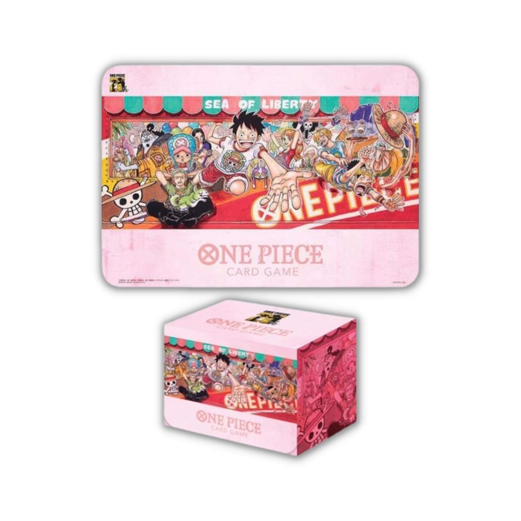 One Piece Playmat & Card Case Set 25th Anniversary Edition