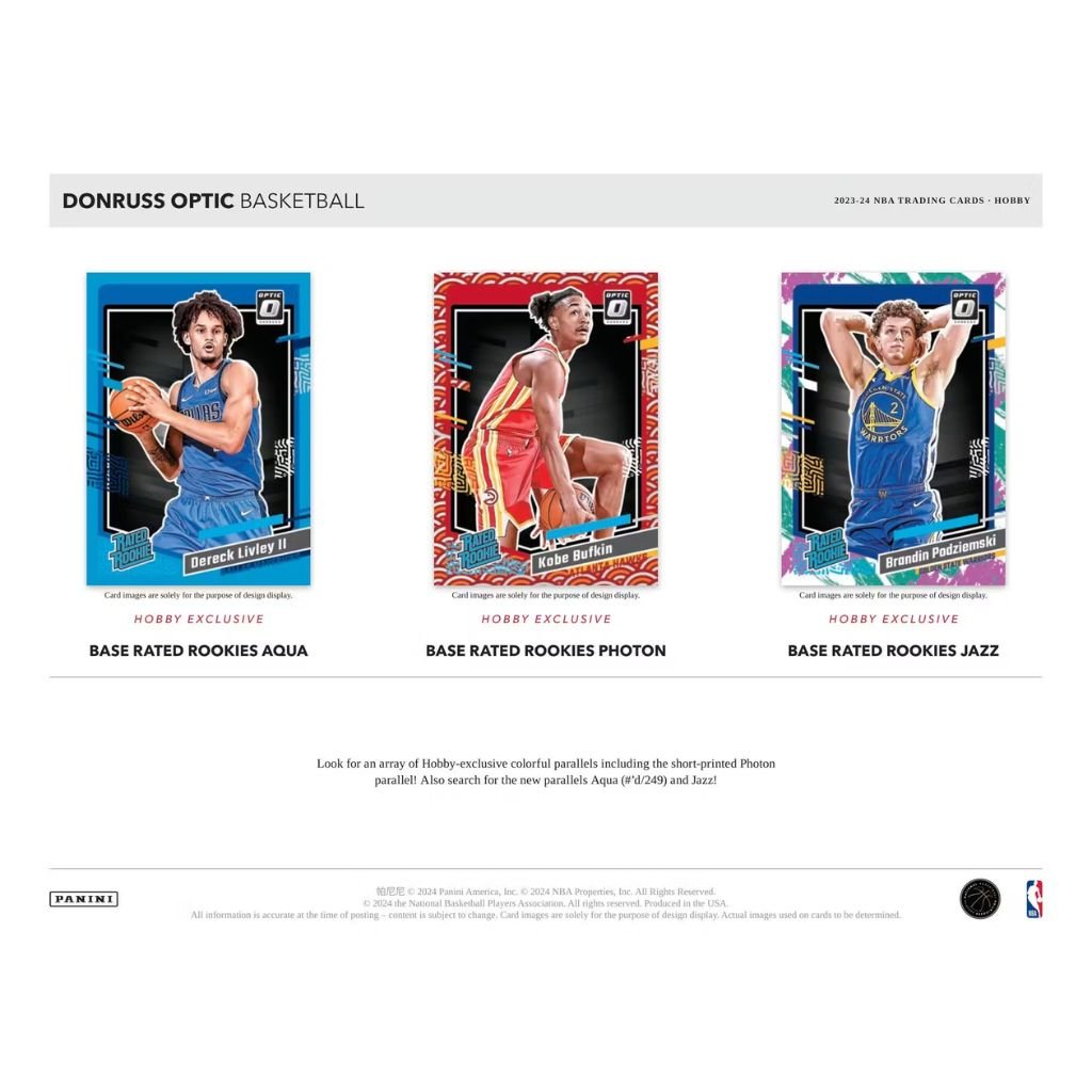 2023 - 24 Donruss Optic Basketball Hobby Box (20 packs) - Rapp Collect