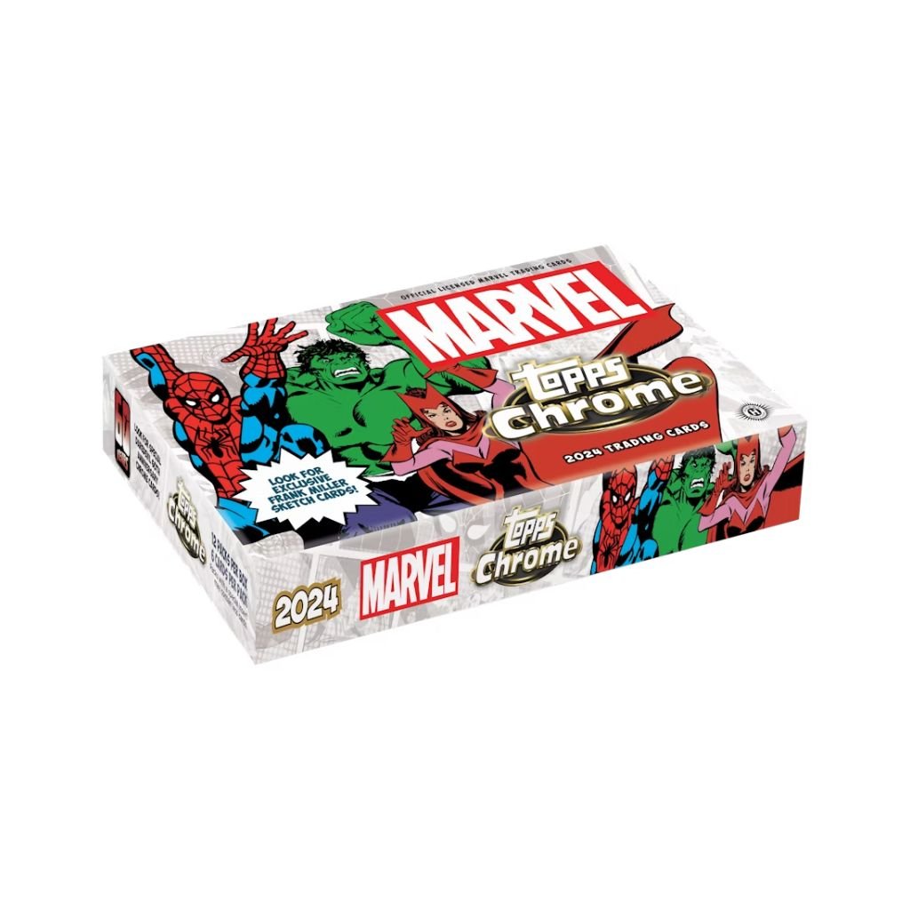 2024 Topps Chrome MARVEL Hobby Box (12 packs) - Rapp Collect