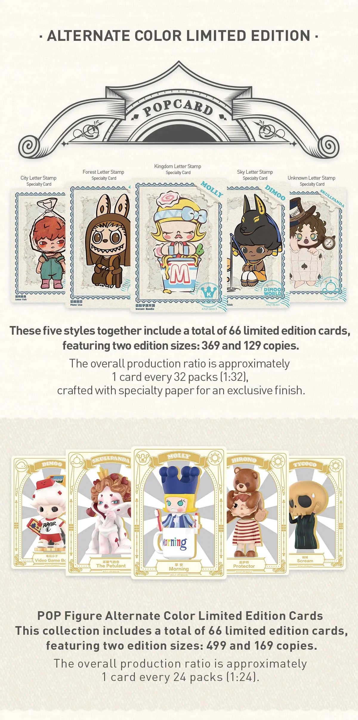 POP MART PopCard Art & Life Trading Cards