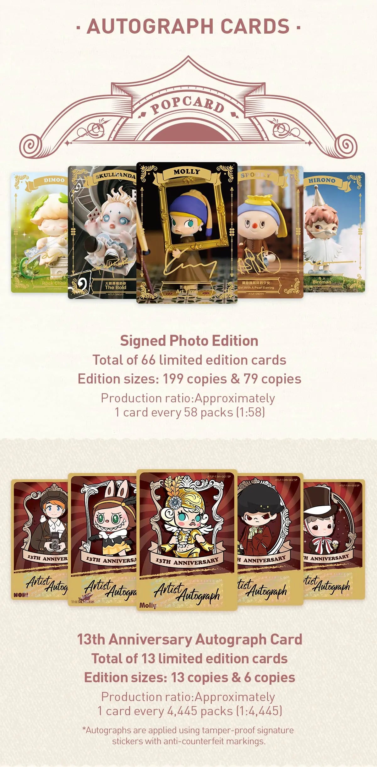 POP MART PopCard Art & Life Trading Cards