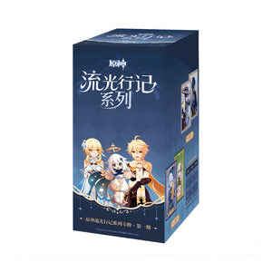 genshin booster box MiHoYo Genshin Impact Glowing Travelogue Booster Box (18 packs)