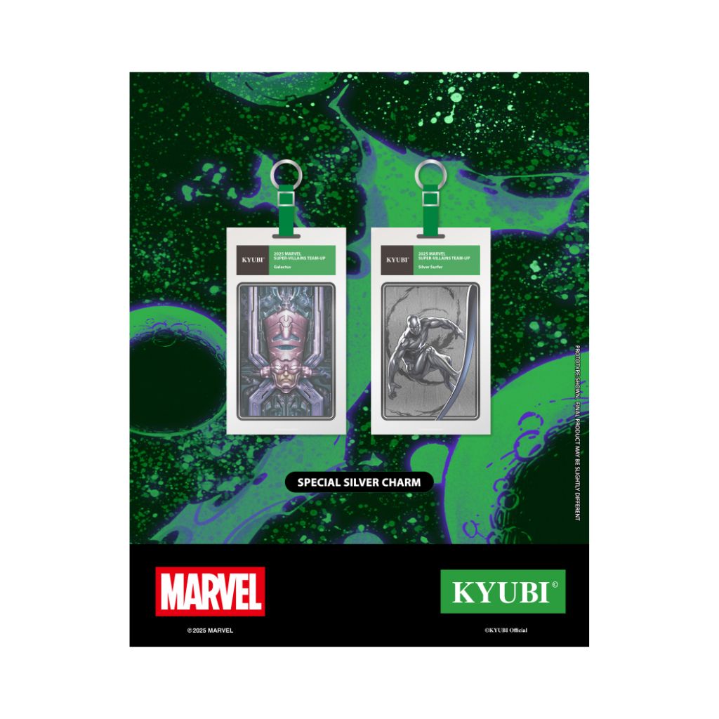 Kyubi Card Charm Collection MARVEL Super Villains Team Up (1 pack)