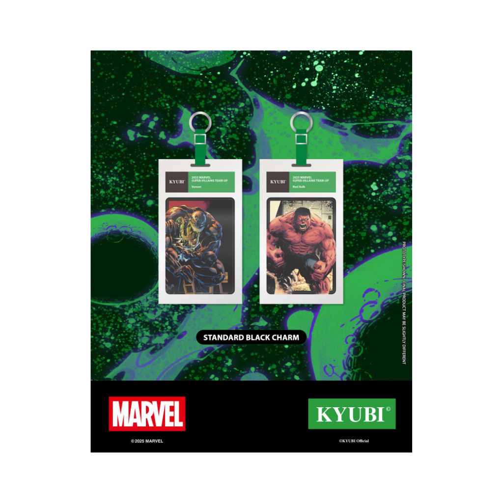 Kyubi Card Charm Collection MARVEL Super Villains Team Up (1 pack)