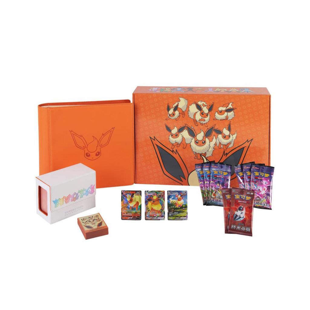 Pokemon CG Collection Set Advanced Gift Box Series Flareon (Simplified Chinese)