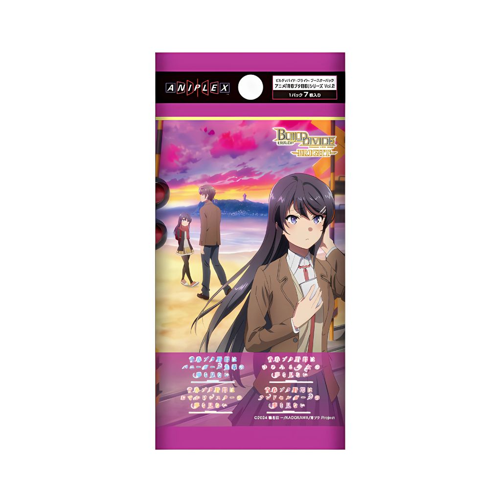Coffret de boosters Build Divide Bright Rascal Does Not Dream of Bunny Girl Senpai Series Vol 2 (16 packs)