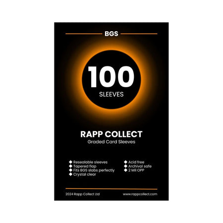 BGS Graded Card Sleeves Pack 100 - Rapp Collect