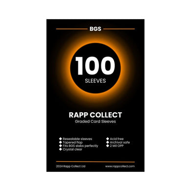 BGS Graded Card Sleeves Pack 100 - Rapp Collect