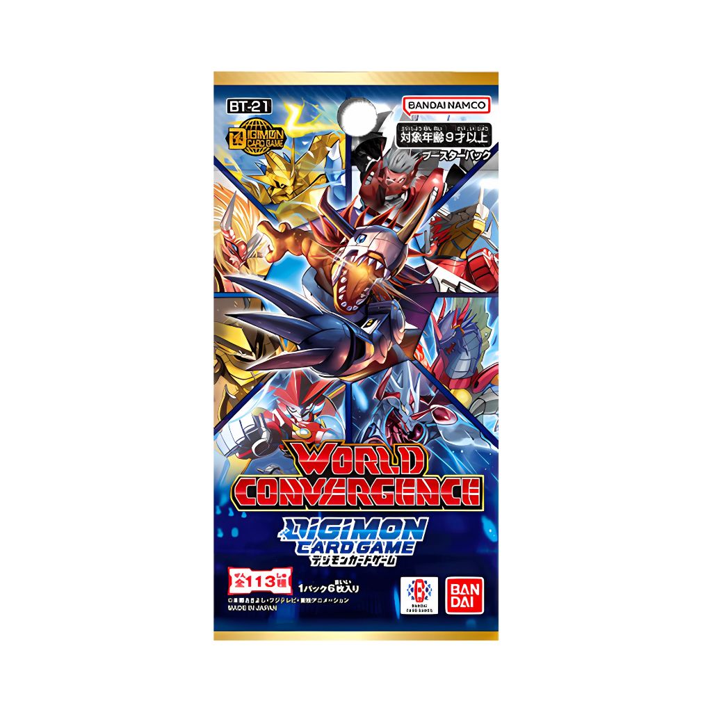 Digimon BT21 World Convergence Booster Box (24 packs)