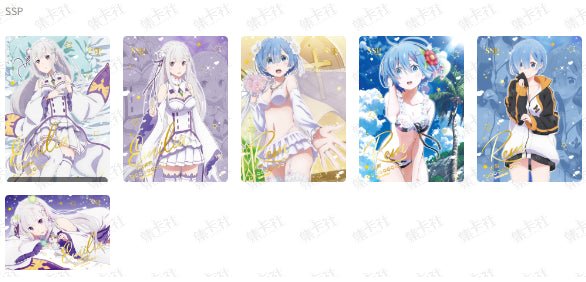 Card Fun Re:Zero - Starting Life In A Different World (10 packs) - Rapp Collect