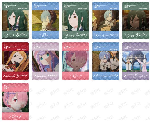 Card Fun Re:Zero - Starting Life In A Different World (10 packs) - Rapp Collect