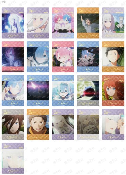 Card Fun Re:Zero - Starting Life In A Different World (10 packs) - Rapp Collect