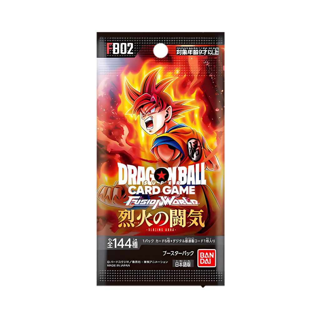 Coffret de boosters Dragon Ball Super CG Fusion World FB02 Blazing Aura (24 packs)