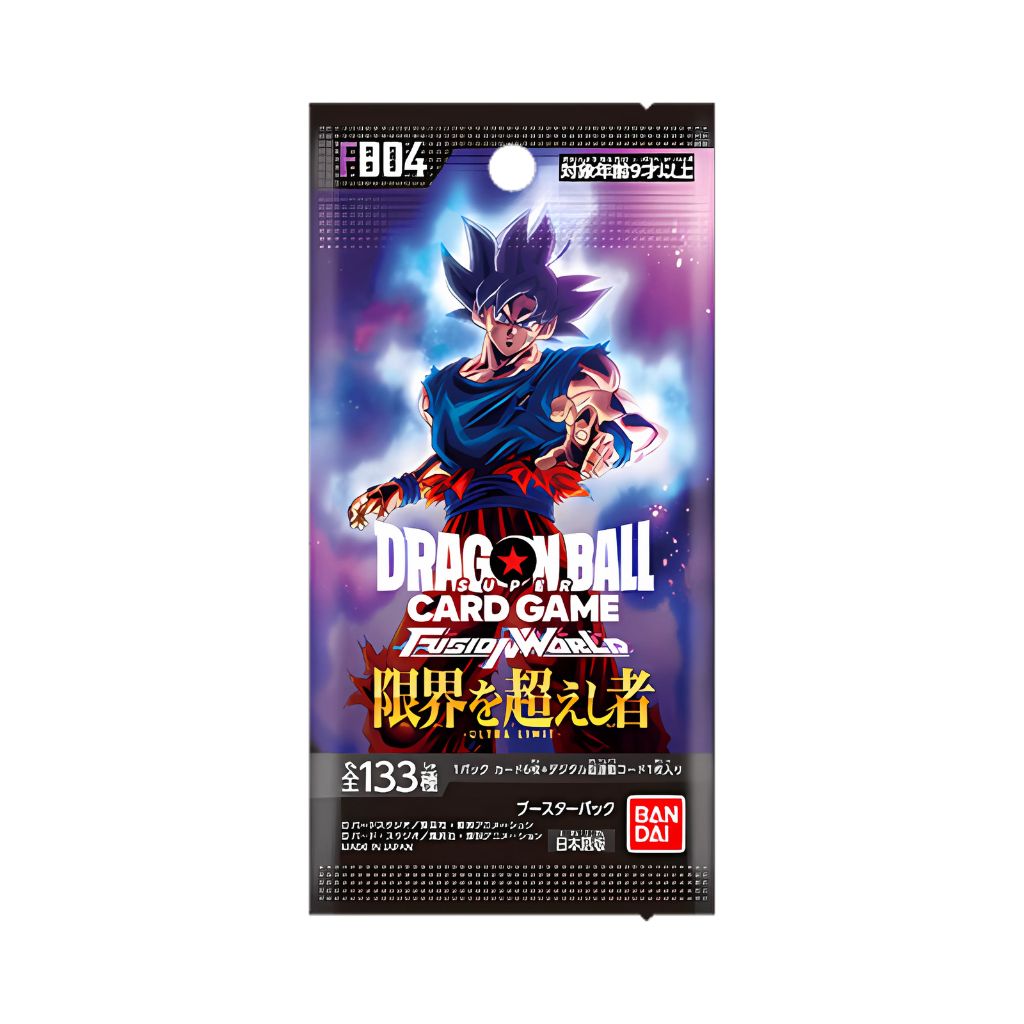 Coffret de boosters Dragon Ball Super CG Fusion World FB04 : Celui qui dépasse les limites (24 packs)
