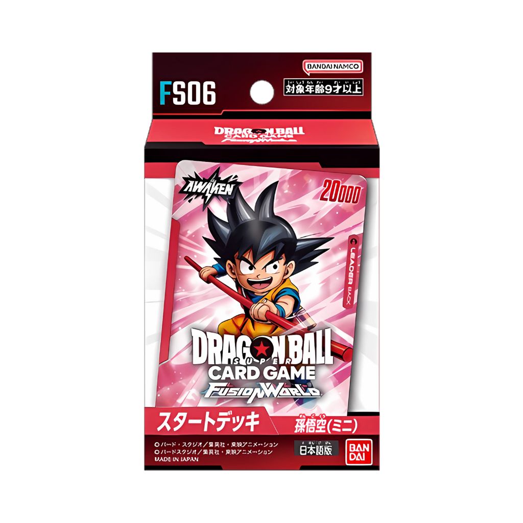 Dragon Ball Super CG Fusion World FS06 Deck de départ Son Goku (Mini)