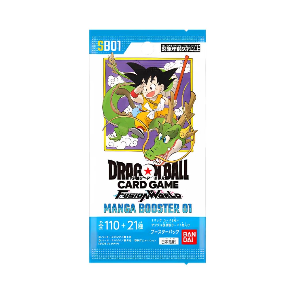 Dragon Ball Super CG Fusion World SB01 Manga Booster 01 Booster Box (24 packs)
