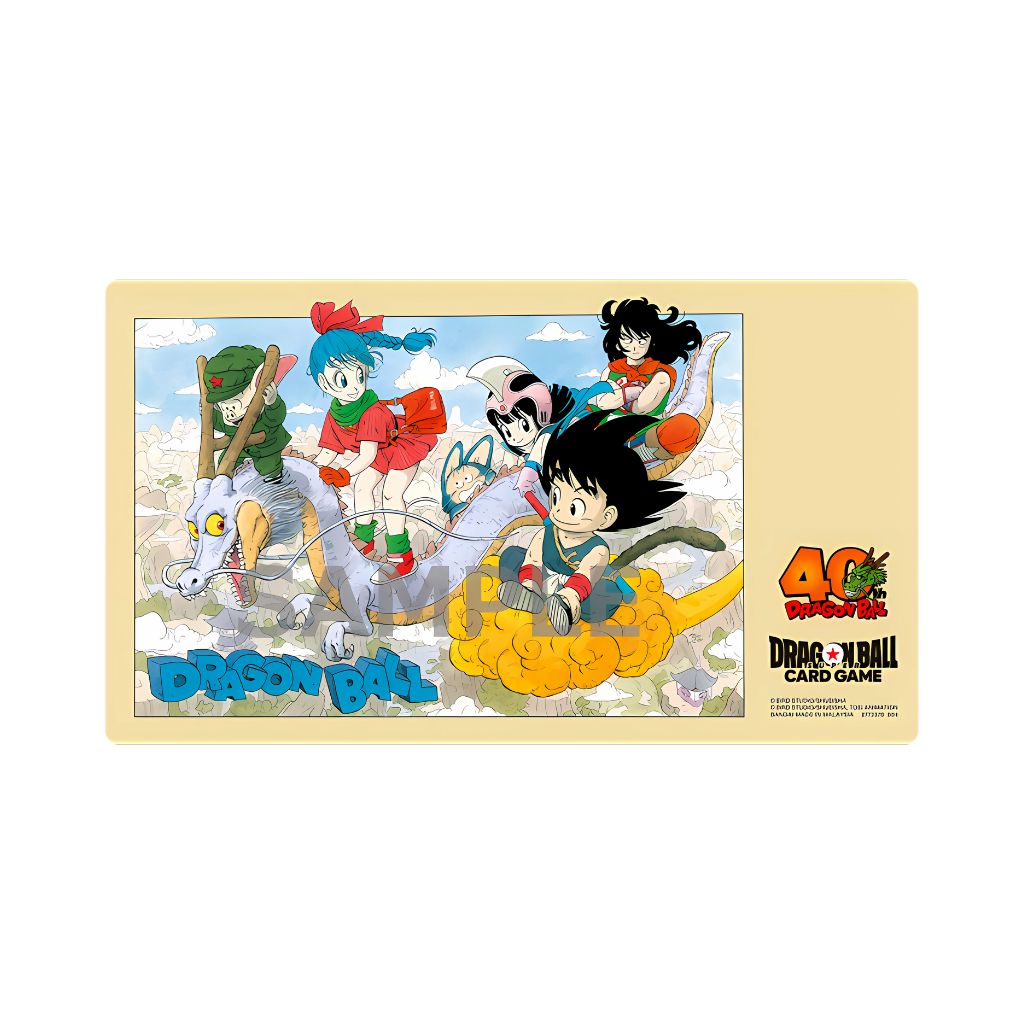 Offizielle Spielmatte „Dragon Ball Super CG“, 40. Jubiläumsversion.