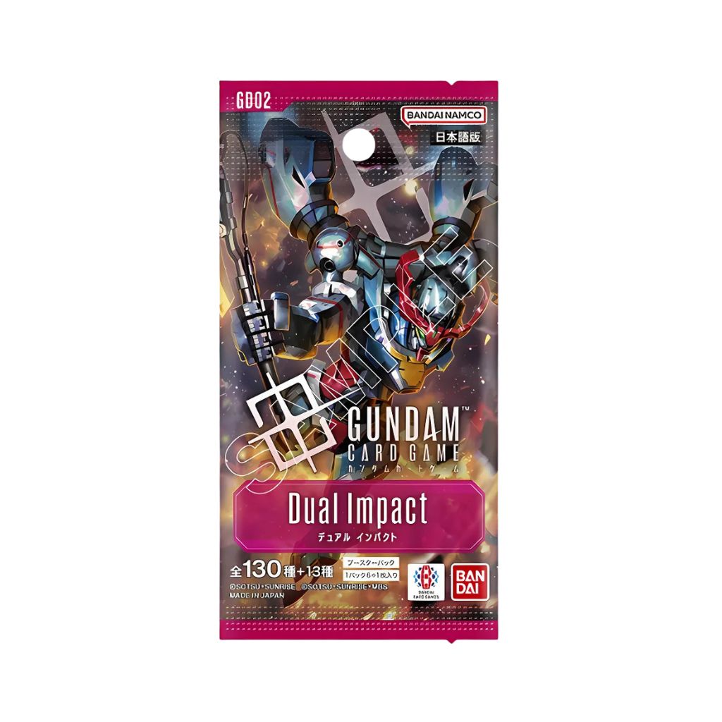 Boîte de boosters à double impact GUNDAM CG GD02 (24 packs)