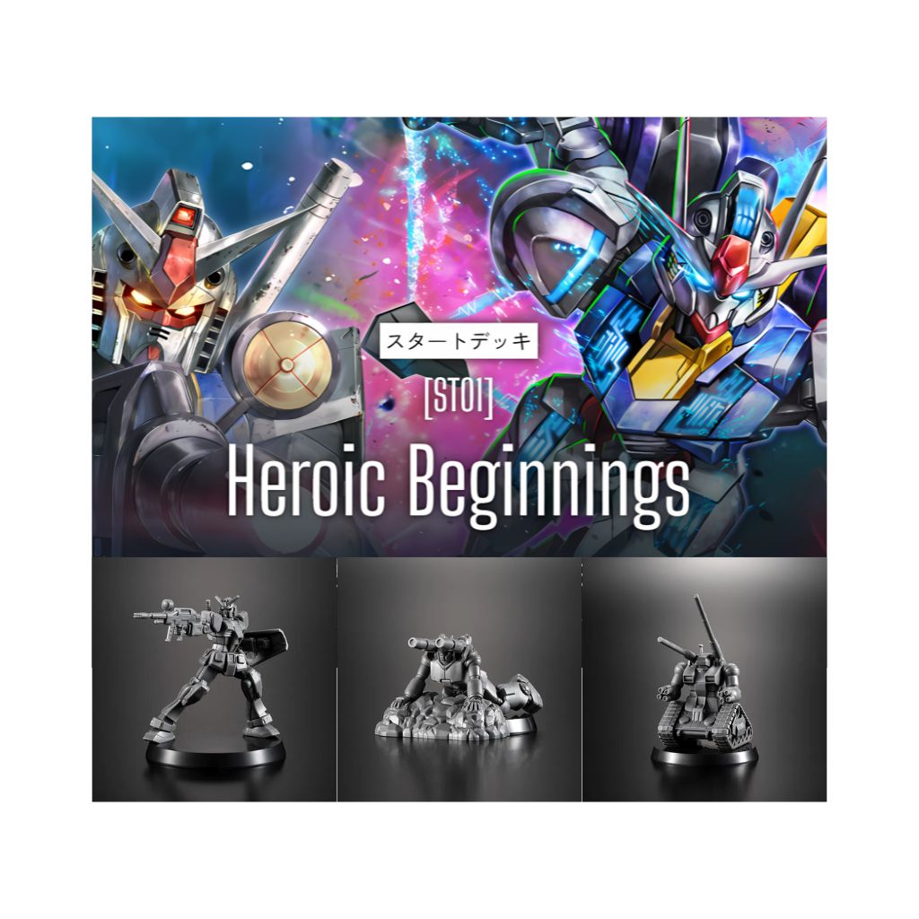 GUNDAM CG ST01A Heroische Anfänge Gundam Assemble Starter Deck
