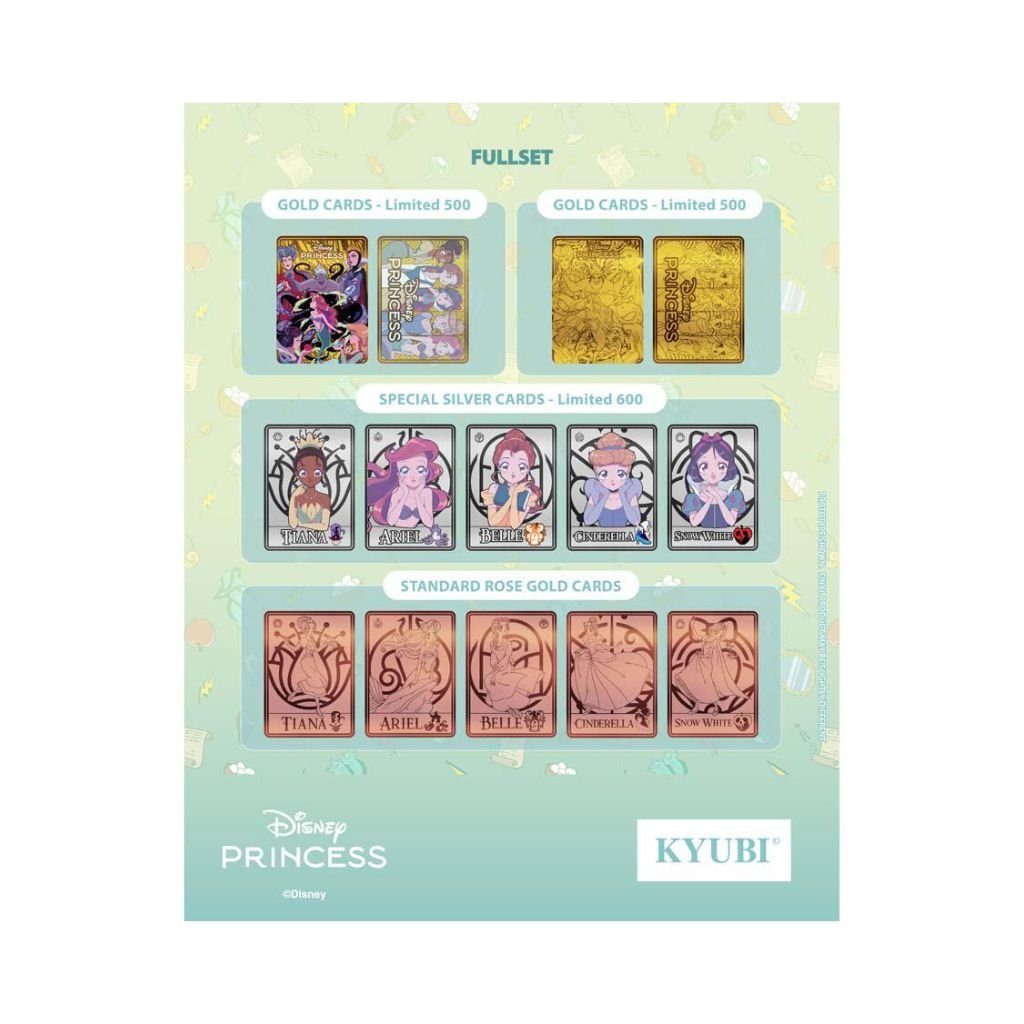 Kyubi Card Charm Collection Vol 2 Disney Princess (1 pack) - Rapp Collect