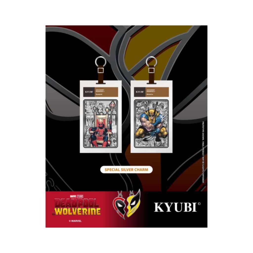 Kyubi Card Charm Collection Vol 4 MARVEL Deadpool & Wolverine (1 pack) - Rapp Collect