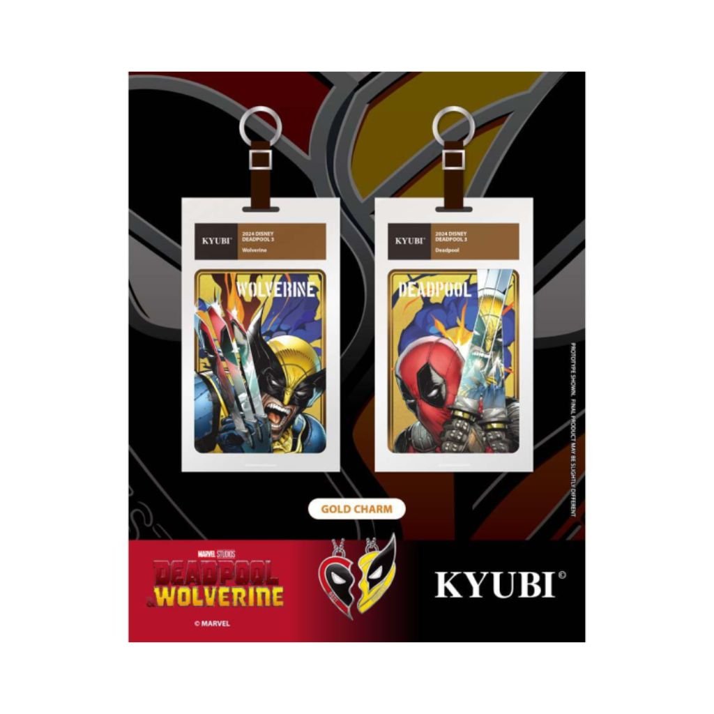 Kyubi Card Charm Collection Vol 4 MARVEL Deadpool & Wolverine (1 pack) - Rapp Collect