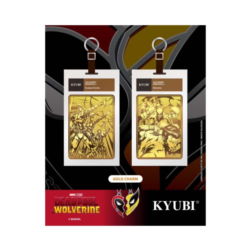 Kyubi Card Charm Collection Vol 4 MARVEL Deadpool & Wolverine (1 pack) - Rapp Collect