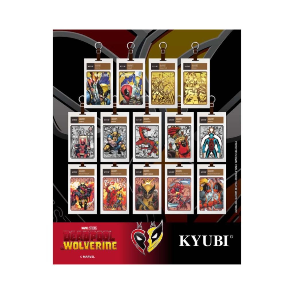 Kyubi Card Charm Collection Vol 4 MARVEL Deadpool & Wolverine (1 pack) - Rapp Collect