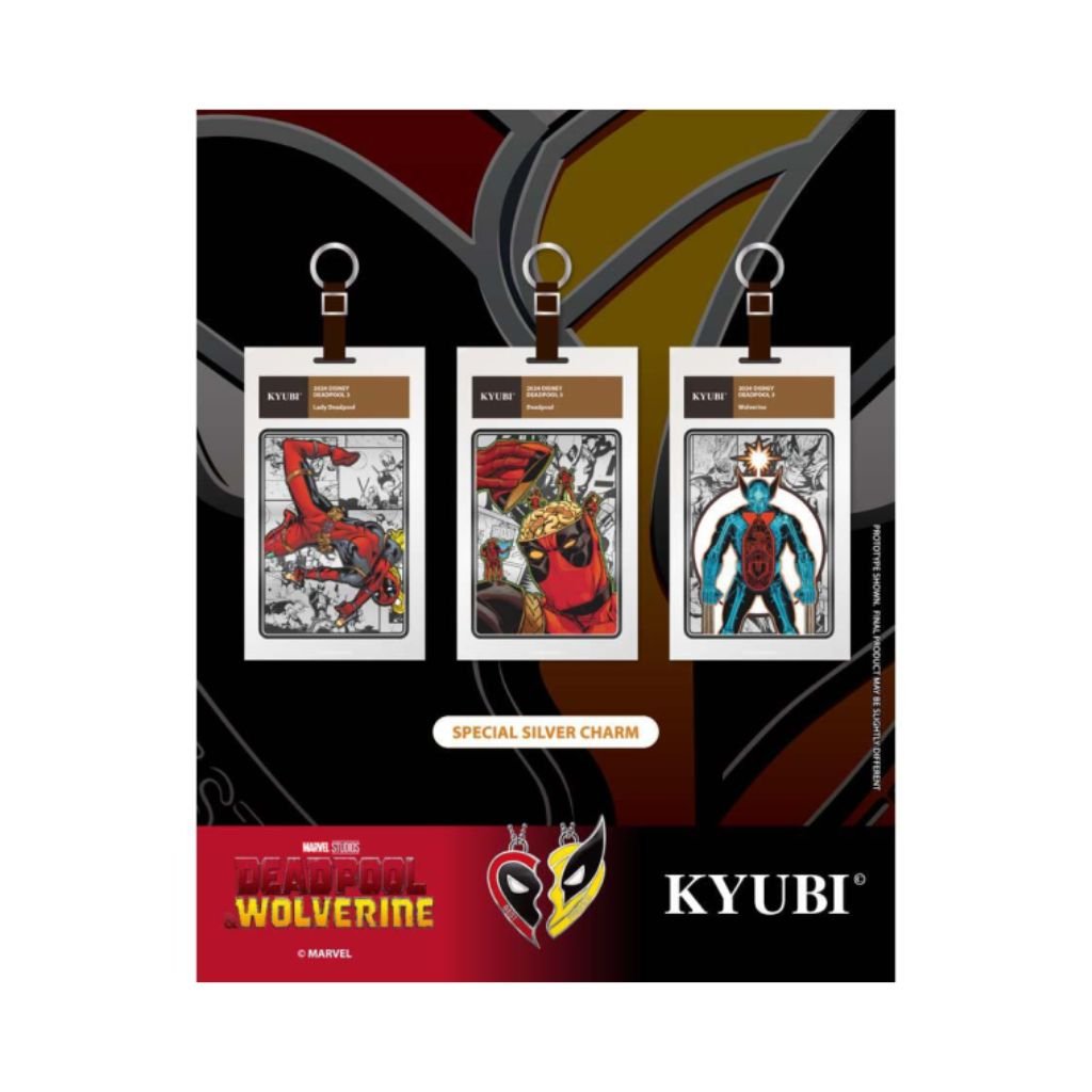 Kyubi Card Charm Collection Vol 4 MARVEL Deadpool & Wolverine (1 pack) - Rapp Collect