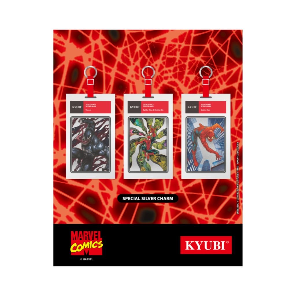 Kyubi Card Charm Collection Vol 5 The Amazing Spider - Man (1 pack) - Rapp Collect