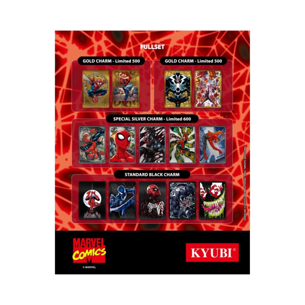 Kyubi Card Charm Collection Vol 5 The Amazing Spider - Man (1 pack) - Rapp Collect