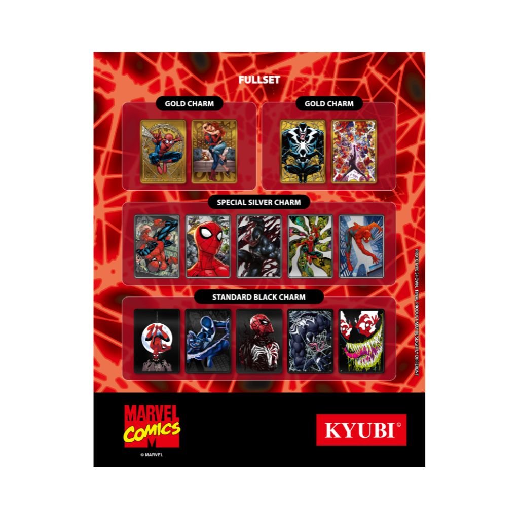 Kyubi Card Charm Collection Vol 5 The Amazing Spider - Man (1 pack) - Rapp Collect