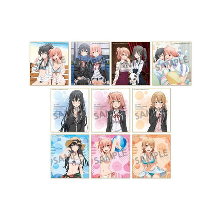 My Youth Romantic Comedy SNAFU Mini Trading Shikishi Vol 1 (2 packs) - Rapp Collect