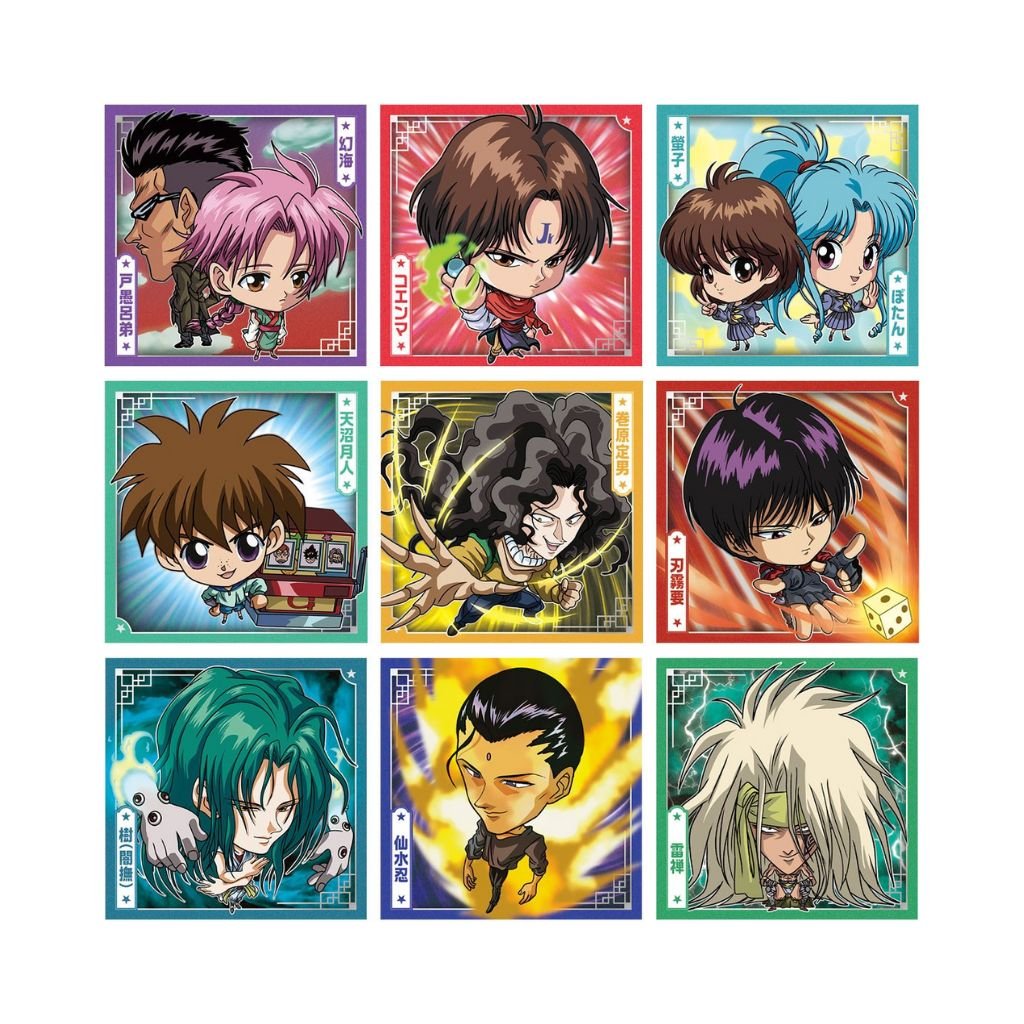 Niformation Yu Yu Hakusho Seal Wafer Vol 2 (5 packs) - Rapp Collect