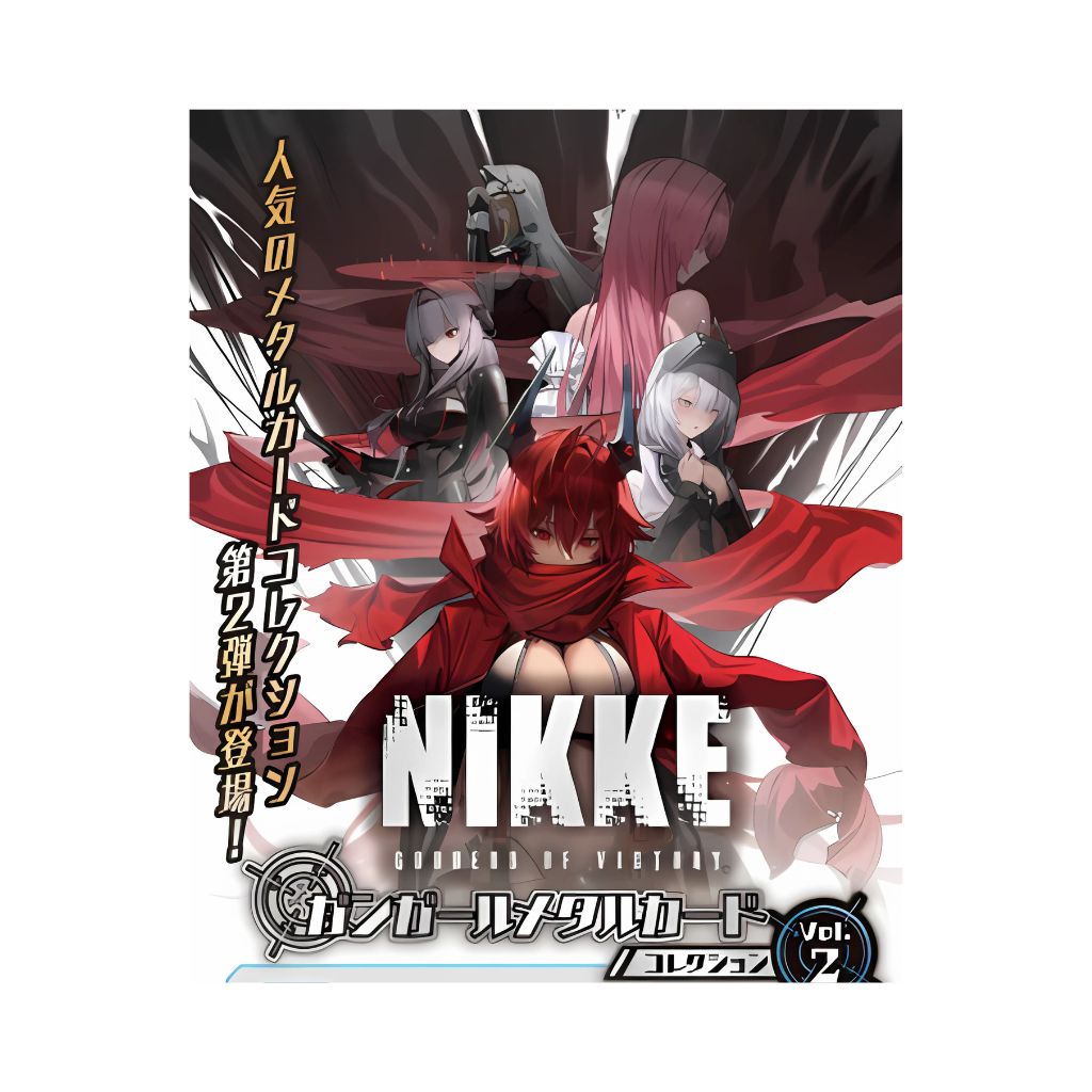 Collection de cartes en métal Nikke Gun Girl Déesse de la Victoire Vol 2 (10 paquets)