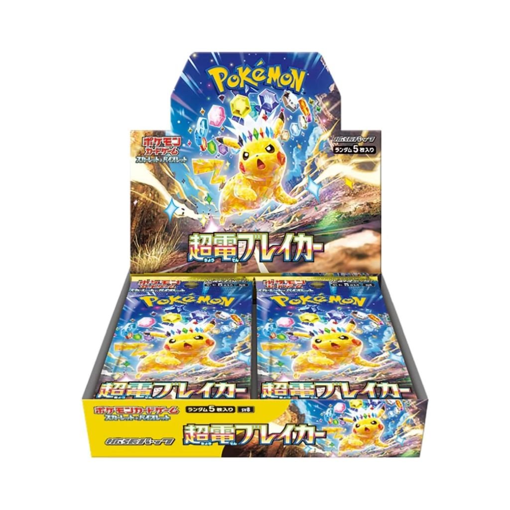 Pokemon Scarlet & Violet SV8 Super Electric Breaker Booster Box (30 packs) - Rapp Collect