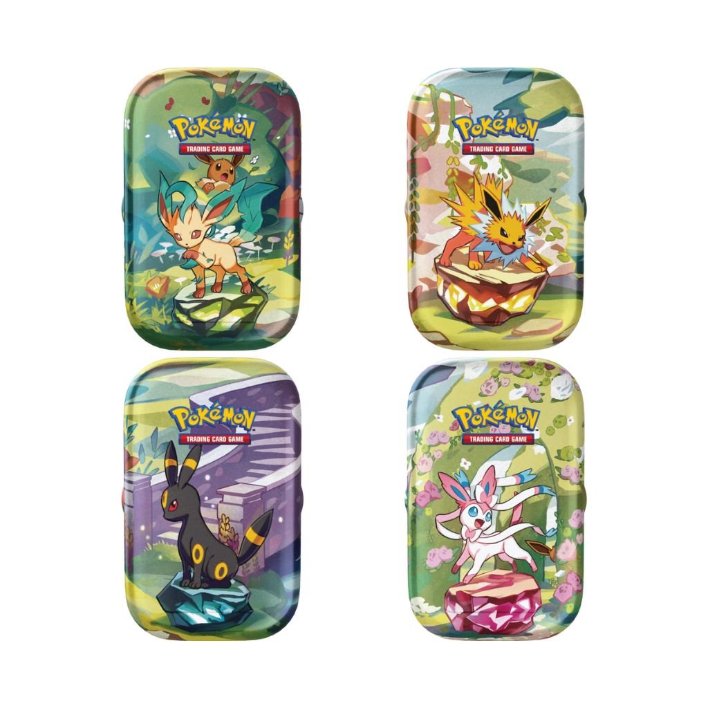 Pokemon SV08.5 Prismatic Evolutions Mini Tin (8 tins) - Rapp Collect