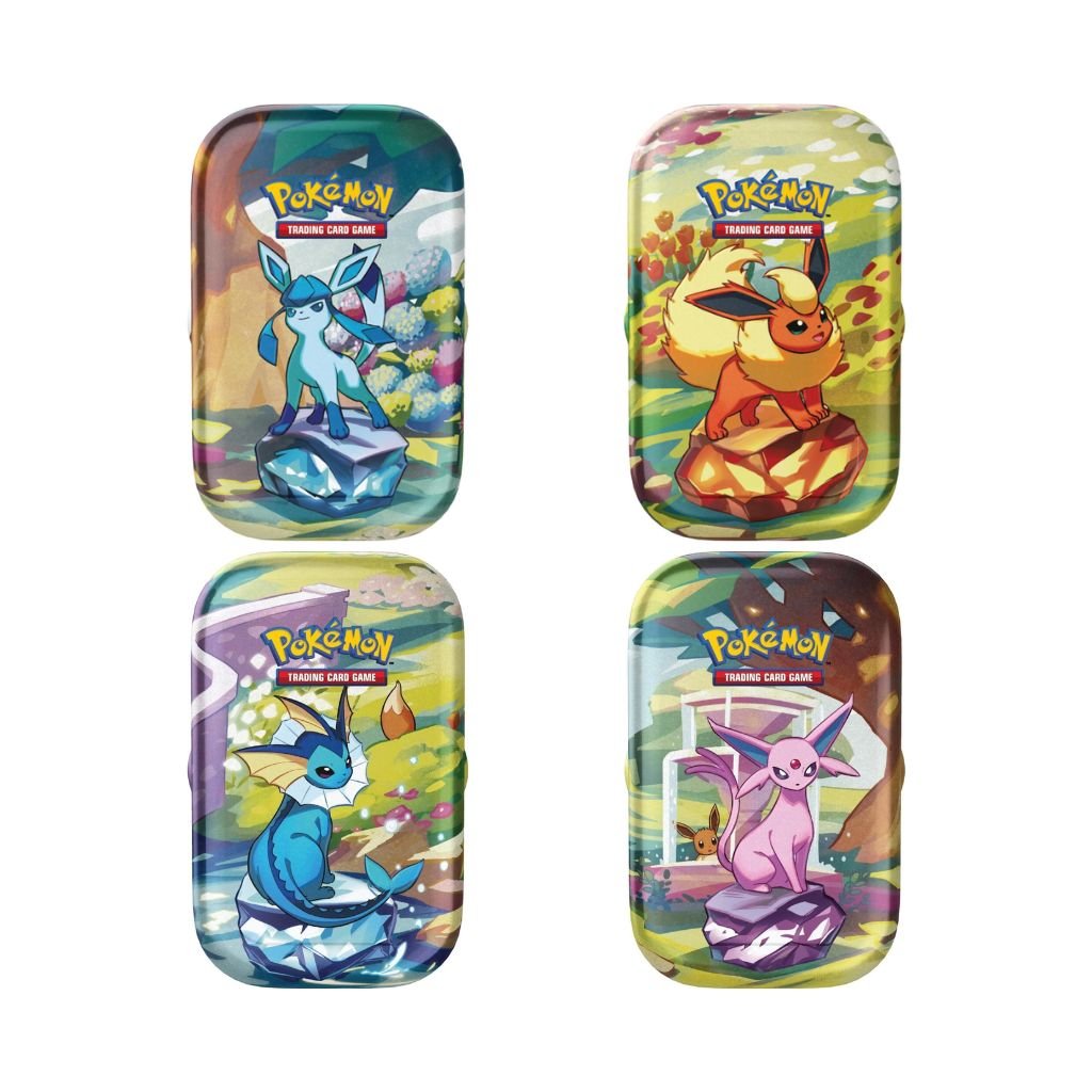 Pokemon SV08.5 Prismatic Evolutions Mini Tin (8 tins) - Rapp Collect