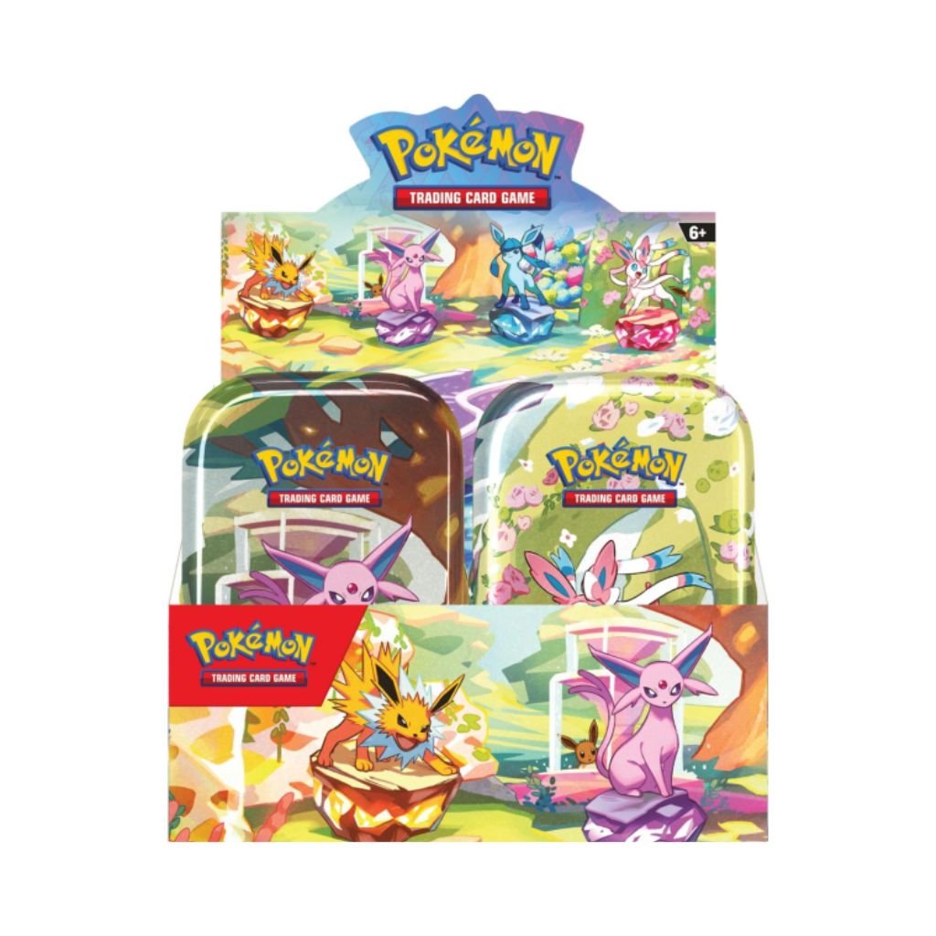 Pokemon SV08.5 Prismatic Evolutions Mini Tin (8 tins) - Rapp Collect