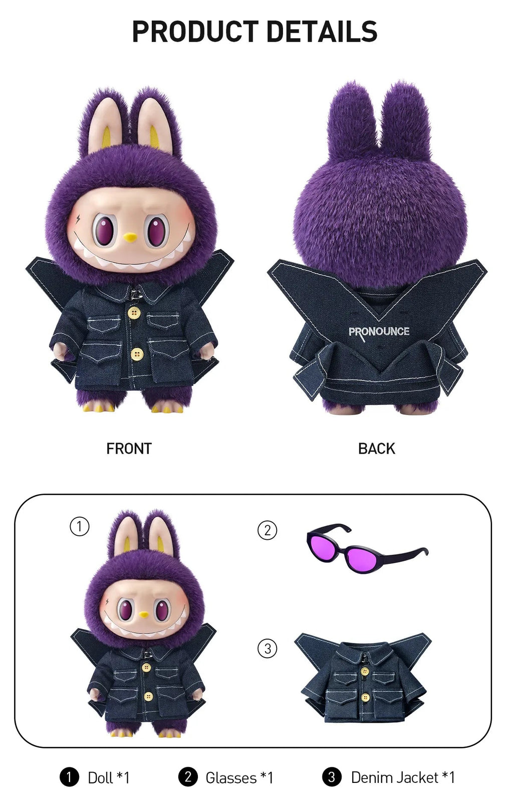 Pop Mart THE MONSTERS Labubu x PRONOUNCE Wings of Fantasy - Rapp Collect