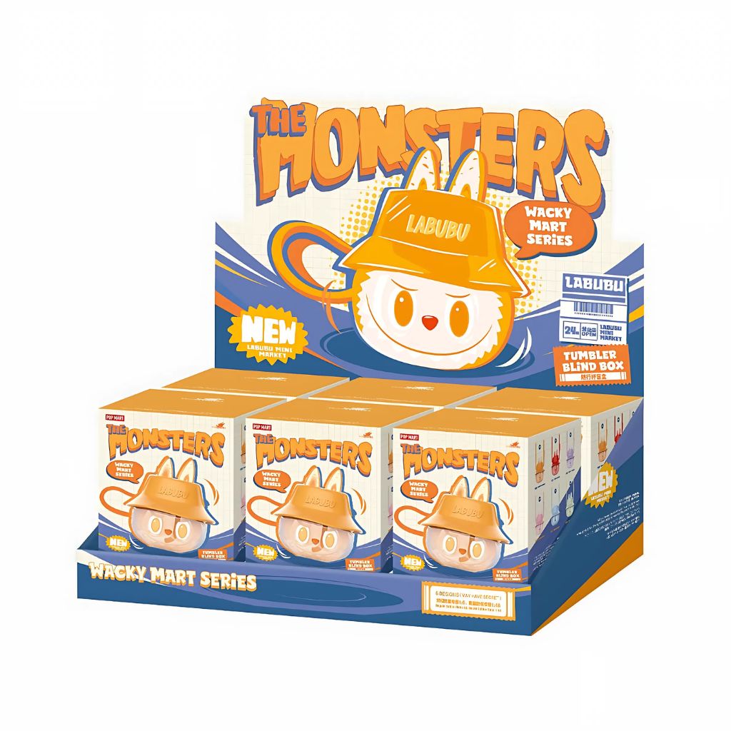 Boîte aveugle POP MART THE MONSTERS Série Wacky Mart Tumbler
