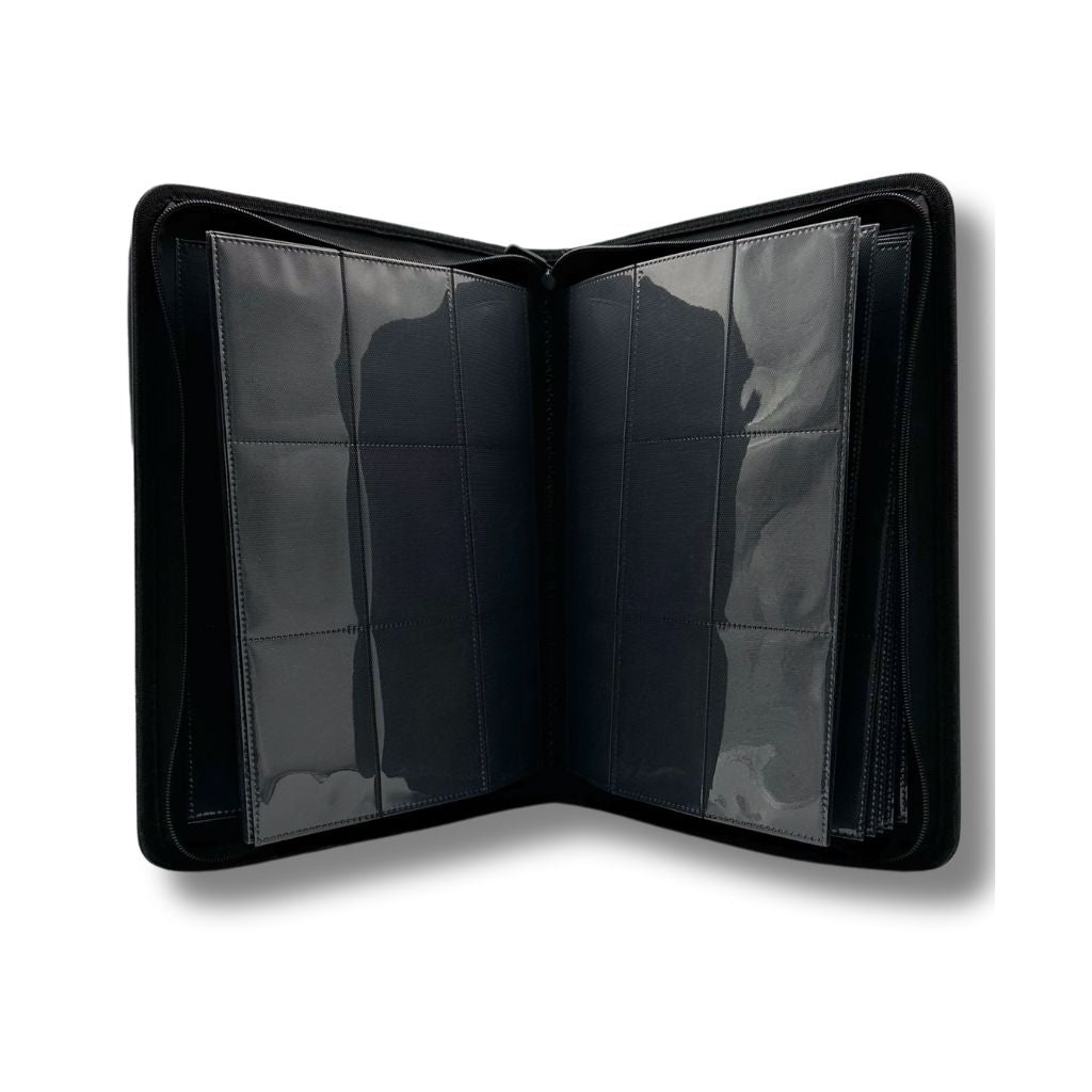 Premium 9 Pocket Zip Binder 360 (Black) - Rapp Collect