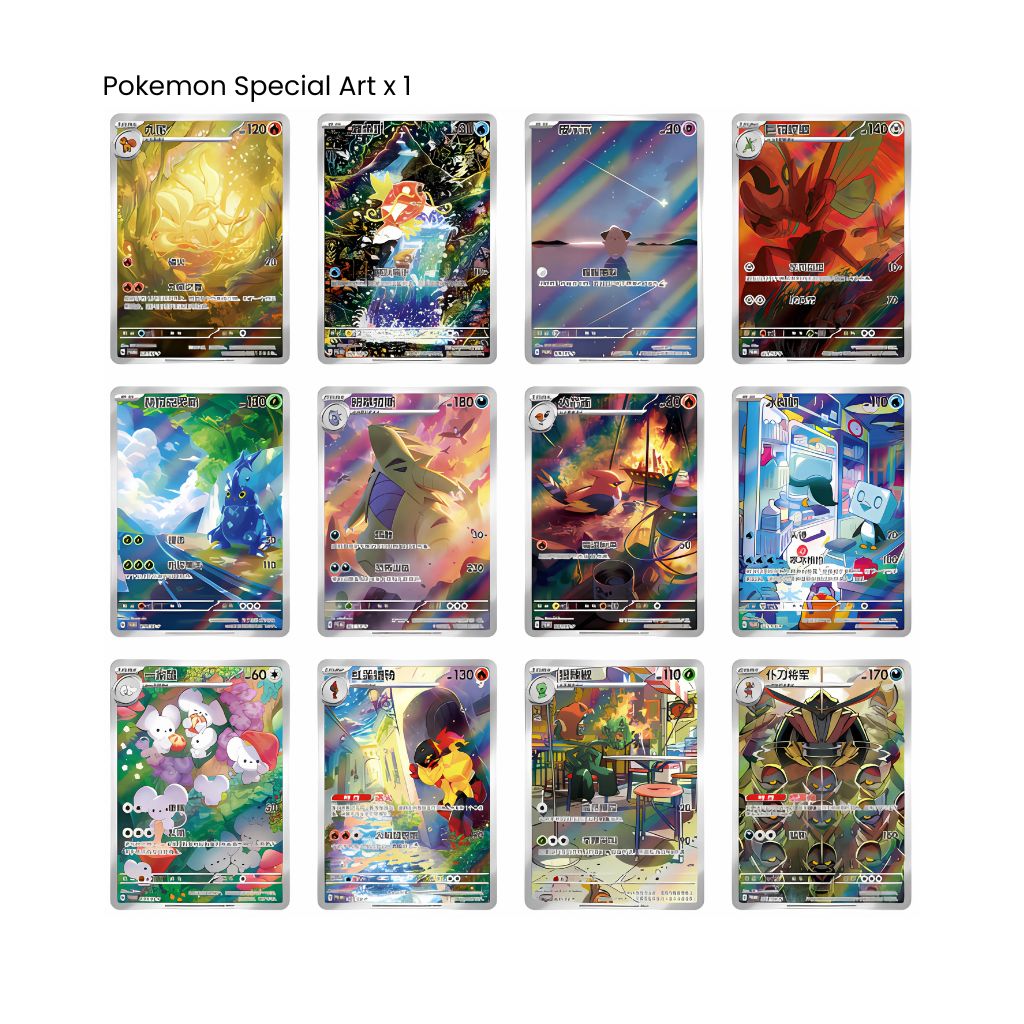 Pokemon Simplified Chinese Metal Deck Case Premium Set