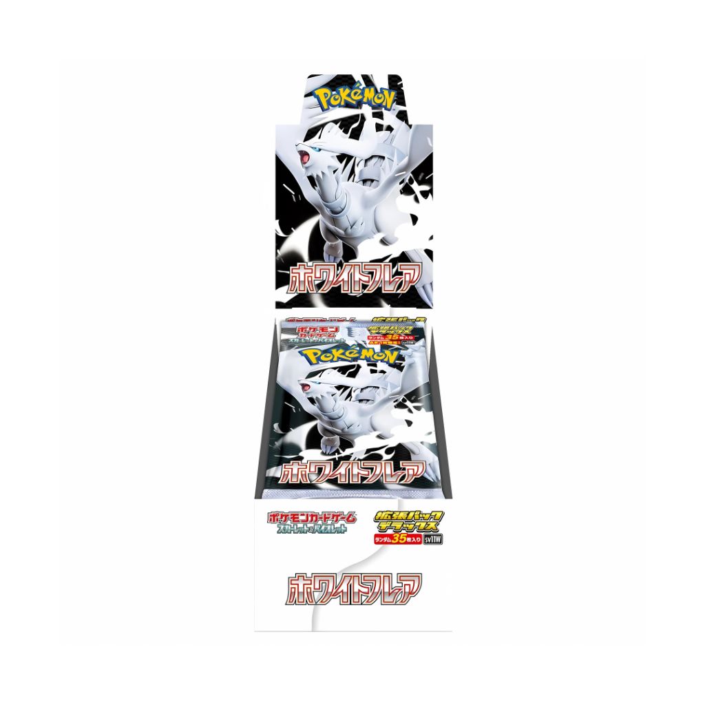Pokemon Scarlet & Violet SV11W White Flare Deluxe Booster Box (4 packs)