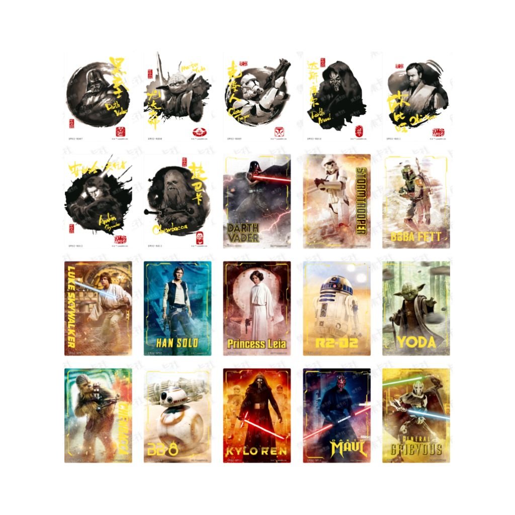 STAR WARS Global Art Trading Cards Episode 2 (4 packs) - Rapp Collect