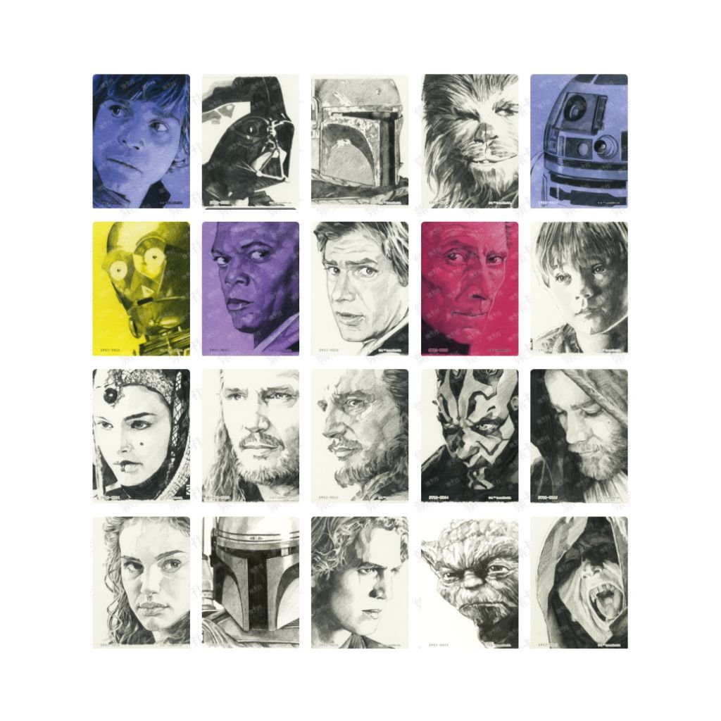 STAR WARS Global Art Trading Cards Episode 2 (4 packs) - Rapp Collect