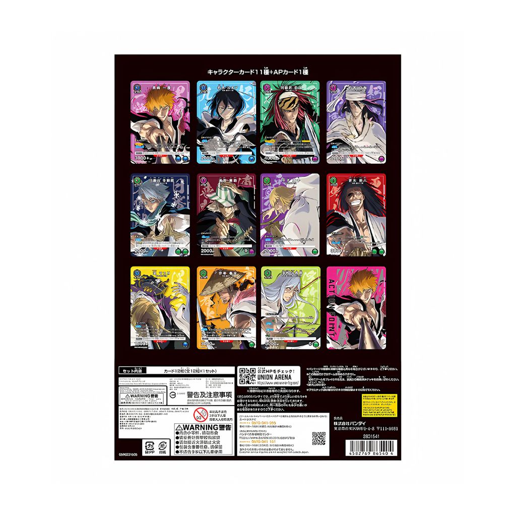 Union Arena Neue Kartenauswahl BLEACH Thousand Year Blood War