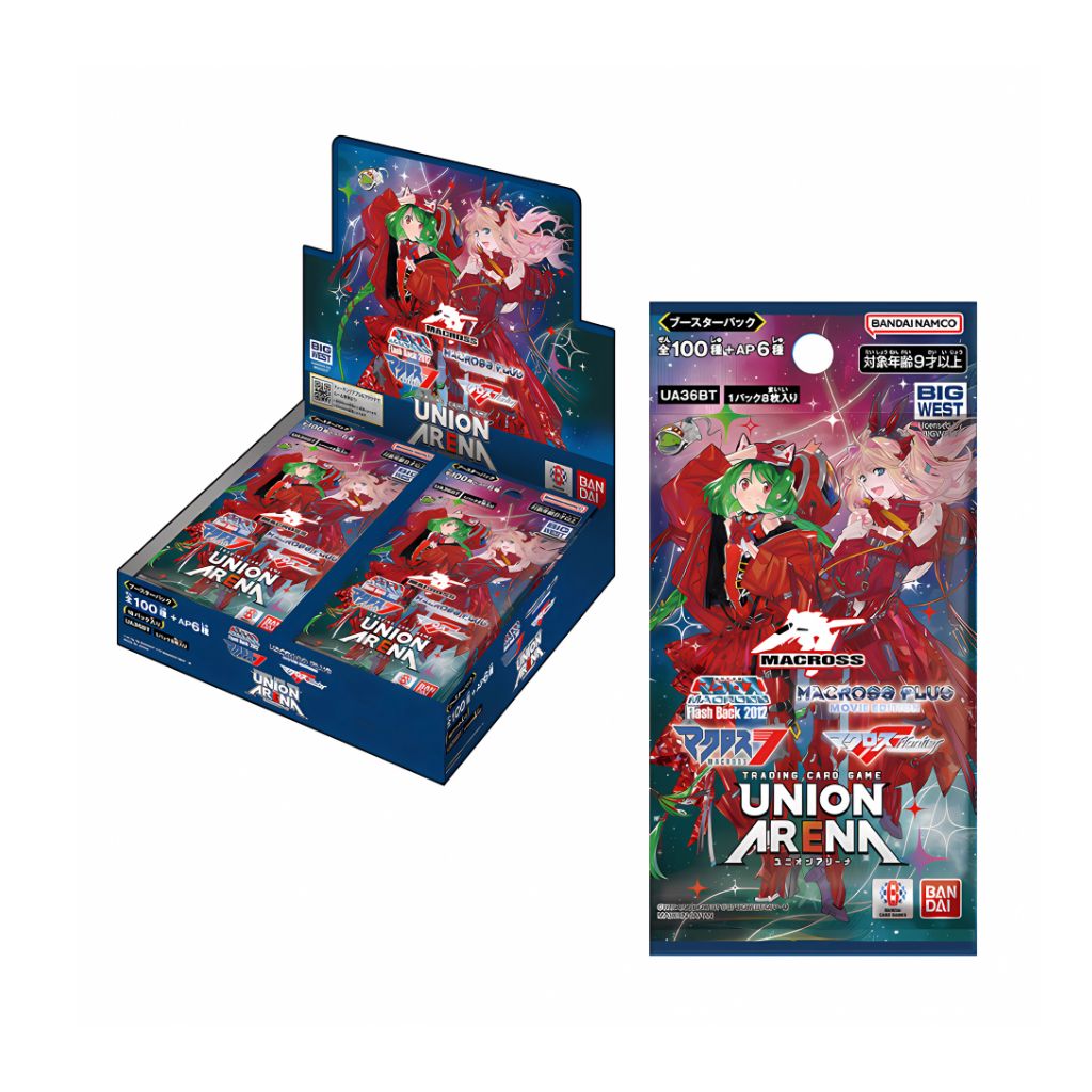 Boîte de boosters Union Arena UA36 Macross Series (16 packs)