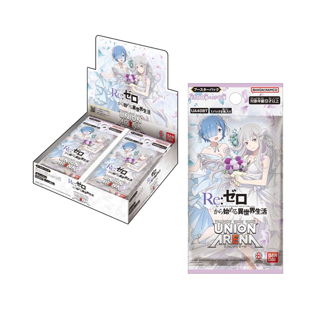 Boîte de boosters Union Arena UA40 Re:Zero Starting Life In Another World (16 packs)